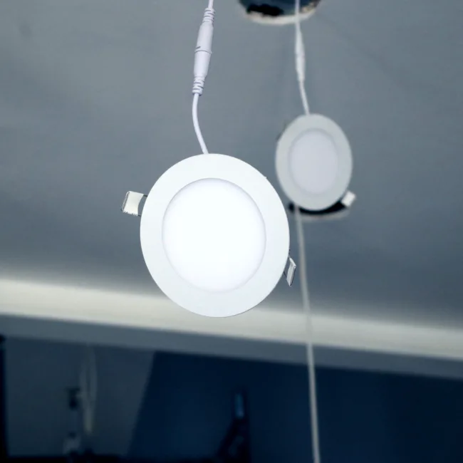 lightbulbs hanging during commercial lighting repair rocky mount nc